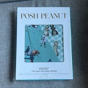 NWT Posh Peanut BAMBOO Reversible Blanket!